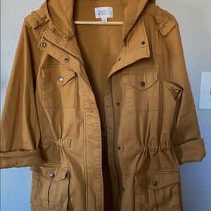 Market & Spruce Mustard Anorak Jacket